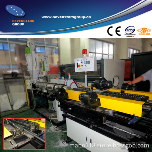 New PE Single Wall Corrugated Pipe Extrusion Line / PVC Wire Conduit Pipe Making Machine